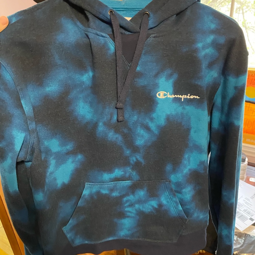 Tie dye champion hoodie